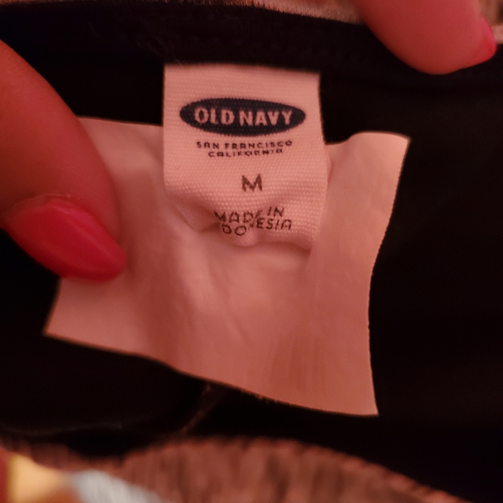 #610 Old Navy black and grey dress - Picture 3 of 3